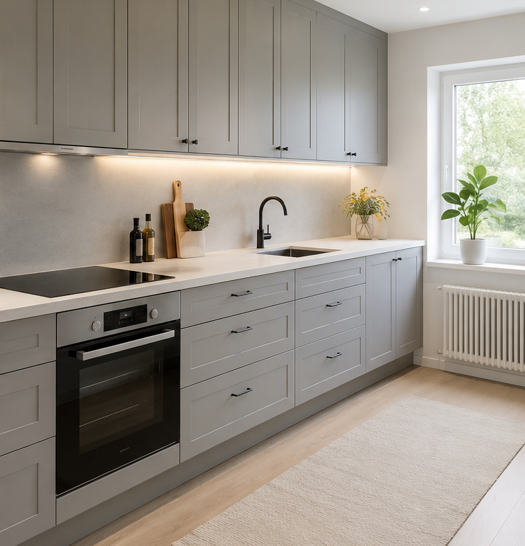 Köksrenovering efter renovering av kök.